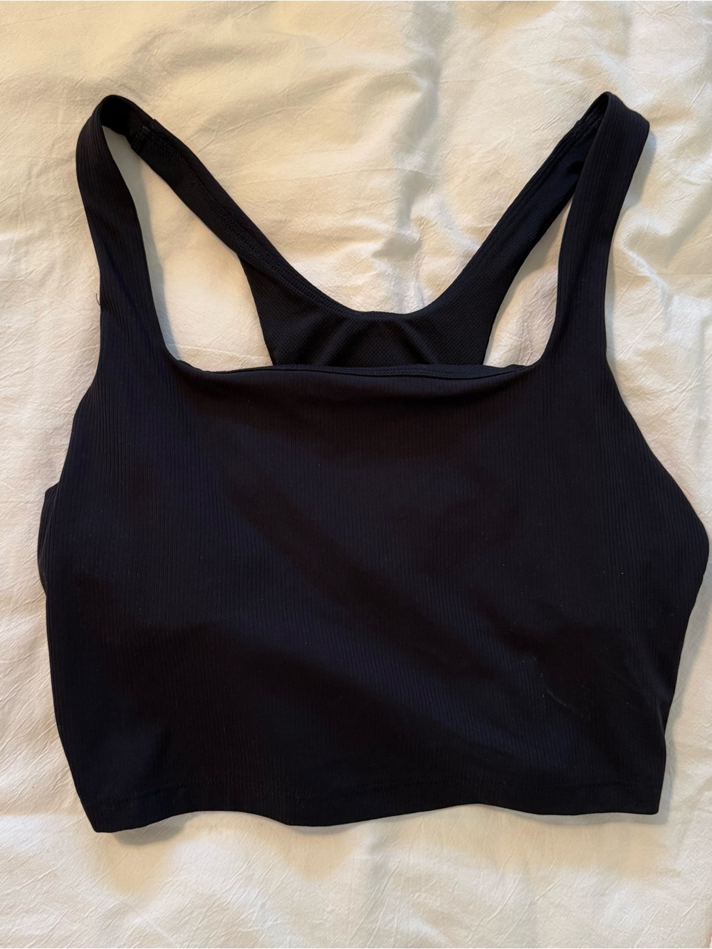 Target long line bra cropped top